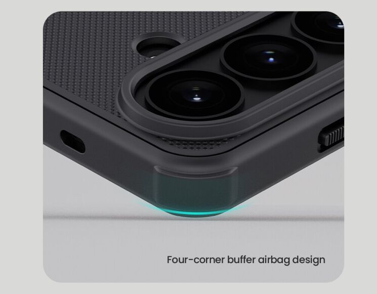 Захисний (PC+TPU) чохол NILLKIN Frosted Shield Pro для Samsung Galaxy S26 - Black: фото 10 з 18