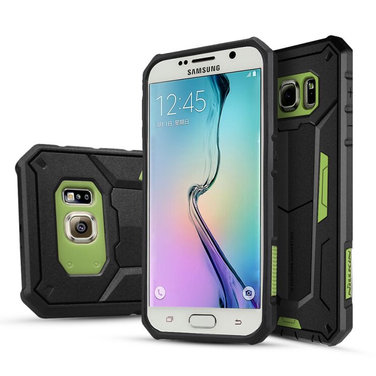 Захисна накладка NILLKIN Defender II Series для Samsung Galaxy S6 (G920) - Green: фото 1 з 14