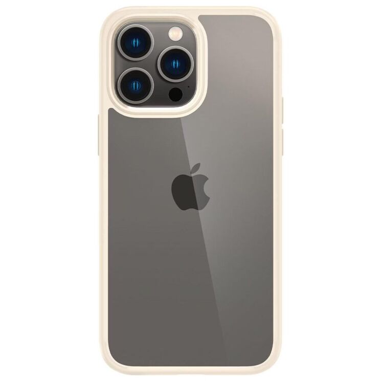 Защитный чехол Spigen (SGP) Crystal Hybrid для Apple iPhone 14 Pro Max - Sand Beige: фото 2 из 7
