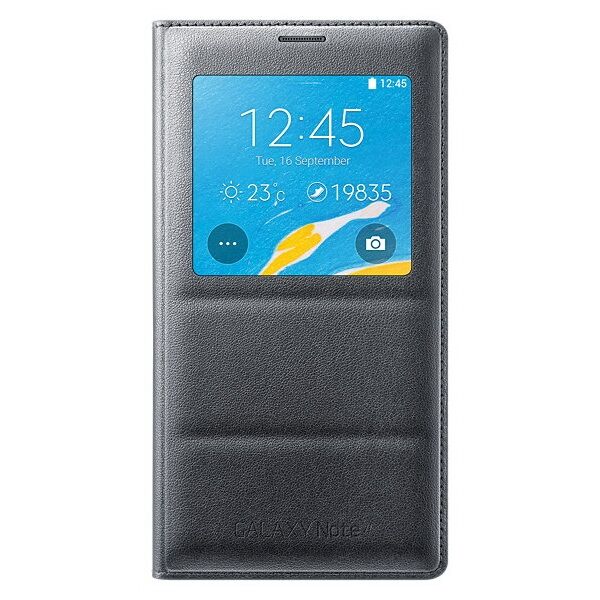 Чохол S View Cover для Samsung Galaxy Note 4 (N910) EF-CN910BCEGWW - Gray: фото 1 з 5