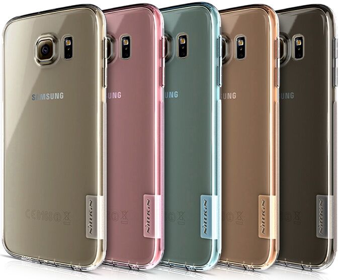 Силиконовая накладка Nillkin 0.6mm Nature TPU для Samsung Galaxy S6 (G920) - Gray: фото 6 з 13