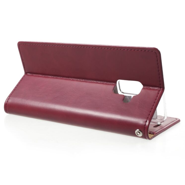 Чехол-книжка MERCURY Classic Flip для Samsung Galaxy A8+ 2018 (A730) - Wine Red: фото 4 из 5