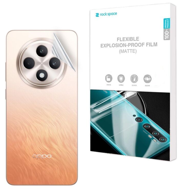 Антиблікова плівка на задню панель RockSpace Matte для OPPO Reno 12 F/FS: фото 1 з 9