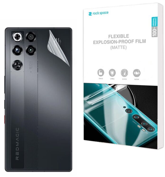 Антибликовая пленка на заднюю панель RockSpace Matte ZTE Nubia Red Magic 11 Pro: фото 1 из 9