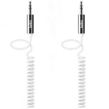 AUX-кабель Belkin MIXIT Coiled (1.8m) - White: фото 1 з 5