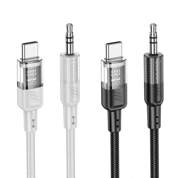 AUX-кабель Hoco UPA27 Type-C to 3.5mm (1.2m) - Gray: фото 4 из 6