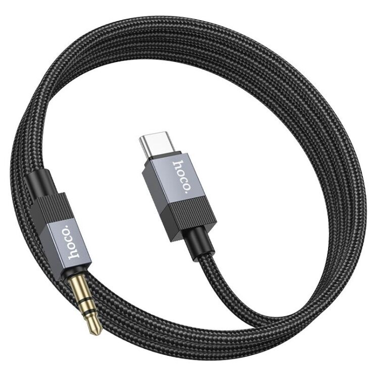 AUX-кабель Hoco UPA32B Type-C to 3.5mm (1m) - Black: фото 4 из 7