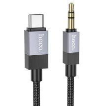 AUX-кабель Hoco UPA32B Type-C to 3.5mm (1m) - Black: фото 1 из 7