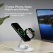 Беспроводное зарядное устройство Belkin Boost Charge Pro 3 in 1 15W (WIZ009ttWH-APL) - White (958293W). Фото 8 из 10