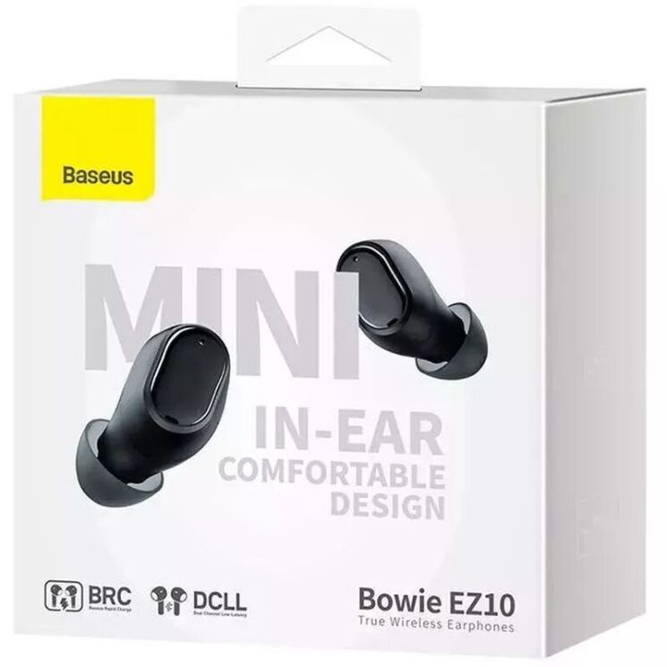 Беспроводные наушники Baseus EZ10 (A00054300116-Z1) - Black: фото 8 из 26
