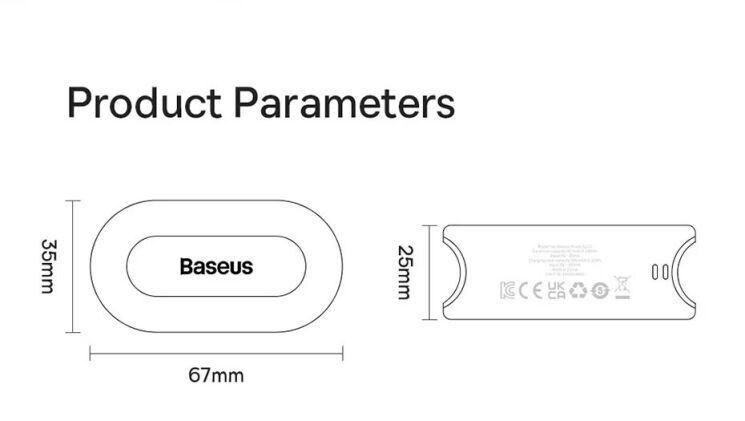 Беспроводные наушники Baseus EZ10 (A00054300116-Z1) - Black: фото 23 из 26