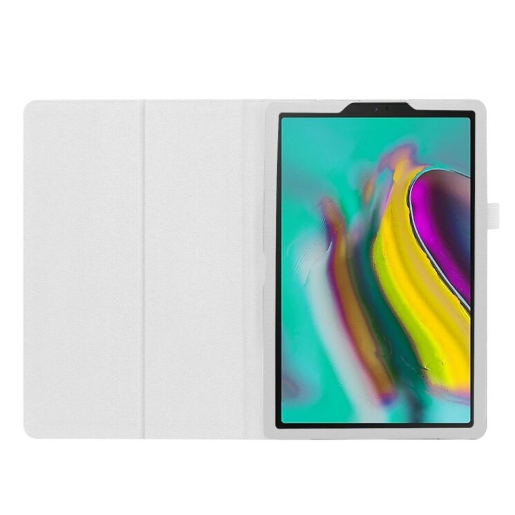 Классический чехол-книжка Deexe Book Type для Samsung Galaxy Tab A 10.1 2019 (T510/515) - White: фото 2 из 8