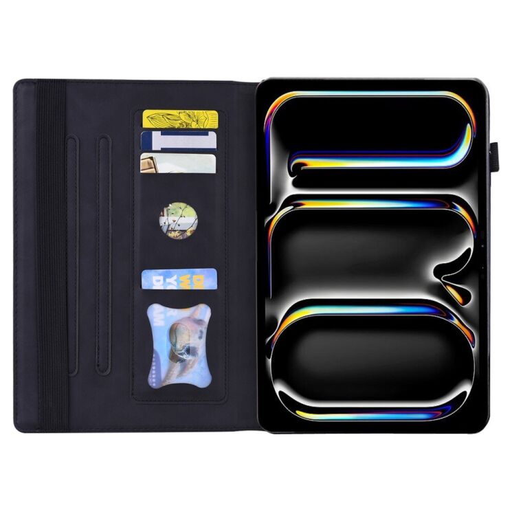 Чехол Deexe Business Style для Apple iPad Pro 11 (2024) - Black: фото 2 из 6