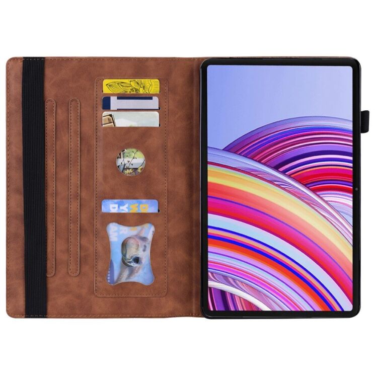 Чехол Deexe Business Style для Xiaomi Redmi Pad Pro - Brown: фото 2 из 10