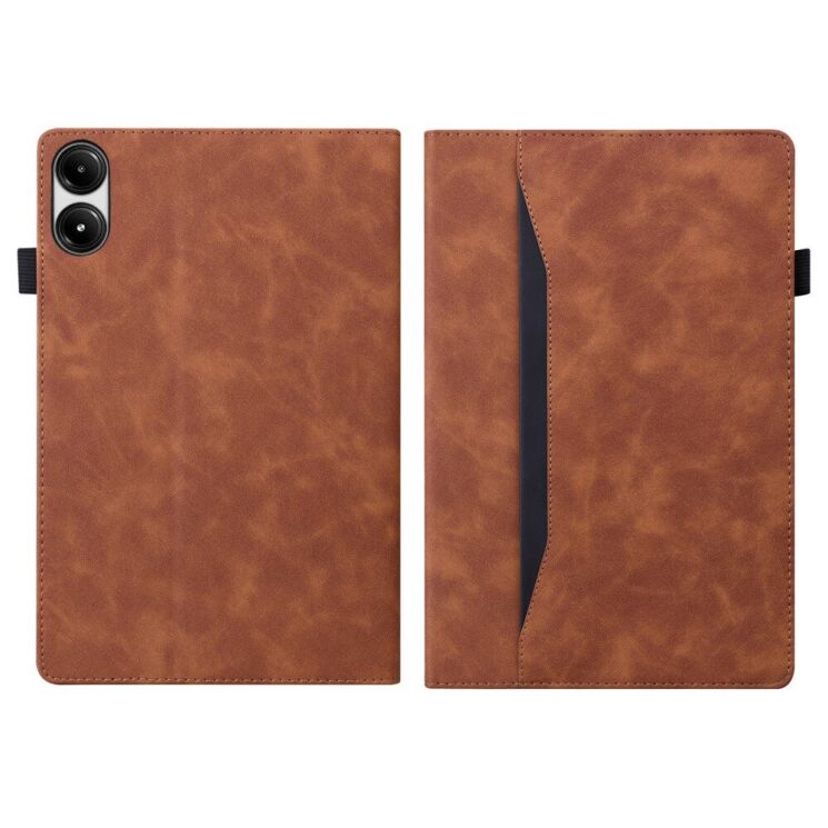 Чехол Deexe Business Style для Xiaomi Redmi Pad Pro - Brown: фото 6 из 10