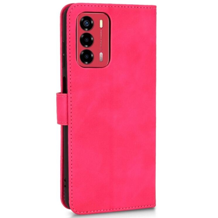 Чехол Deexe Classic Wallet для ZTE Blade A72 / V40 Vita - Red: фото 6 из 6