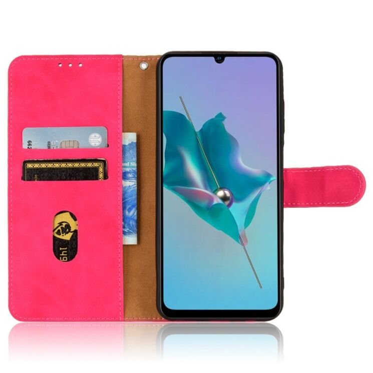 Чехол Deexe Classic Wallet для ZTE Blade A72 / V40 Vita - Red: фото 2 из 6