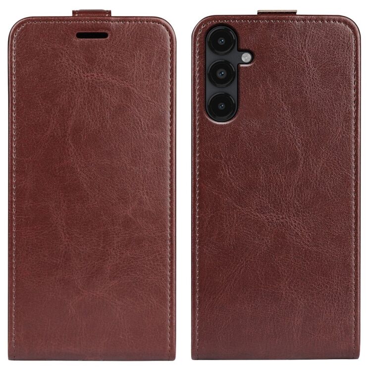 Чехол Deexe Flip Case для Samsung Galaxy M14 (M146) - Brown: фото 2 из 7