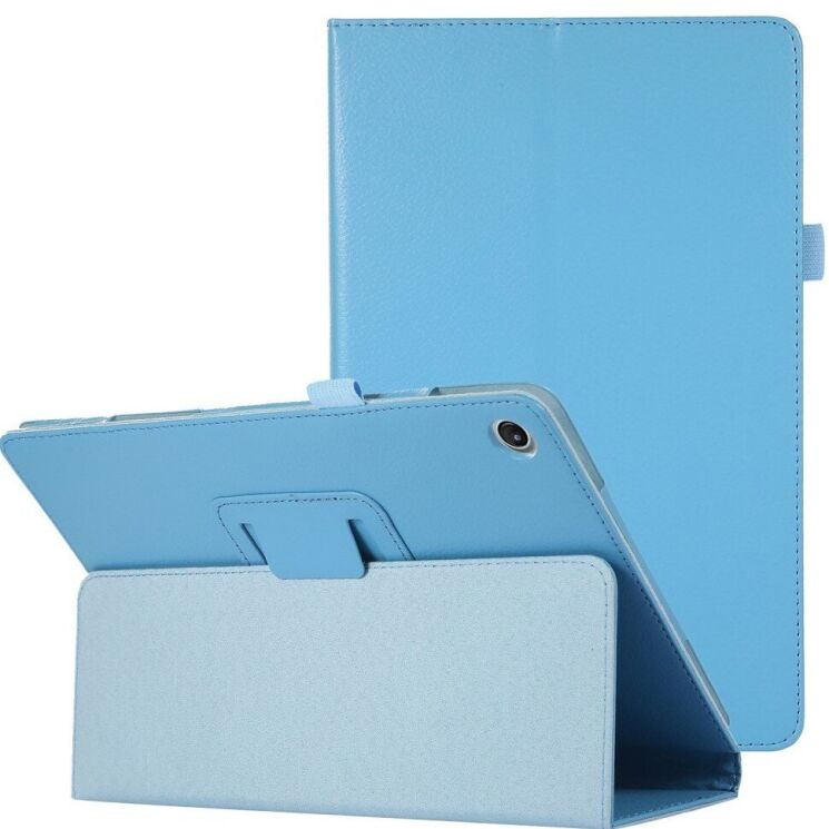 Чехол Deexe Folder Style для Lenovo Tab M10 Plus (Gen 3) TB125/128 / Xiaoxin Pad 2022 - Baby Blue: фото 1 из 4