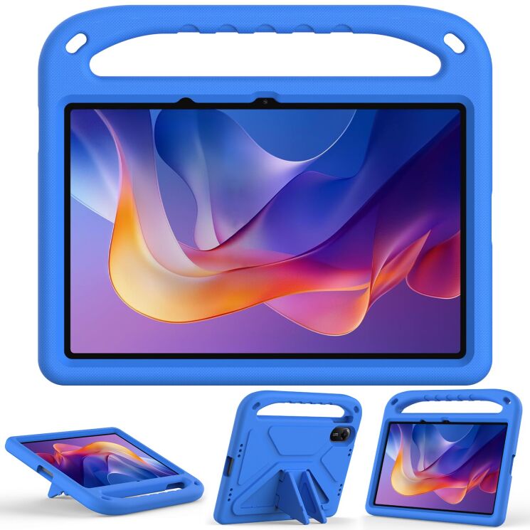 Чохол Deexe KickStand Cover для Xiaomi Redmi Pad 2 - Blue: фото 2 з 7
