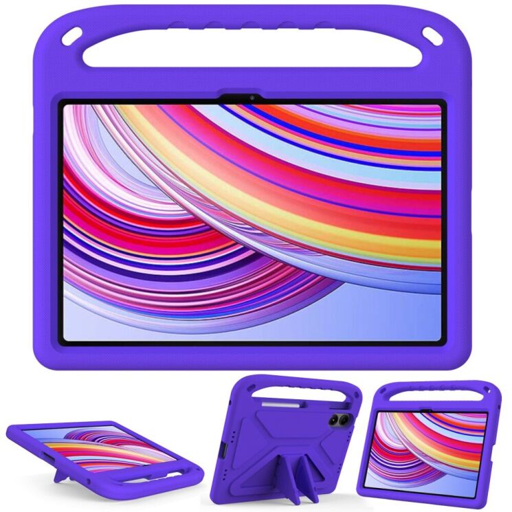 Чехол Deexe KickStand Cover для Xiaomi Redmi Pad Pro - Purple: фото 2 из 7