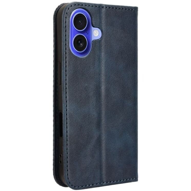Чехол Deexe Retro Style для Apple iPhone 16 - Blue: фото 6 из 8