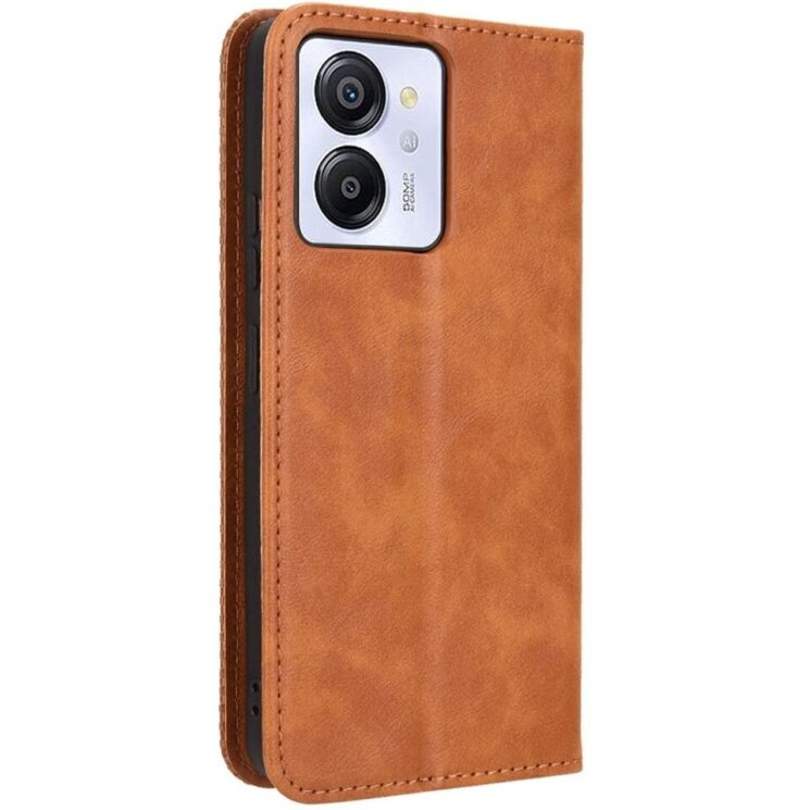 Чехол Deexe Retro Style для Blackview Color 8 / Oscal Modern 8 - Brown: фото 6 из 7