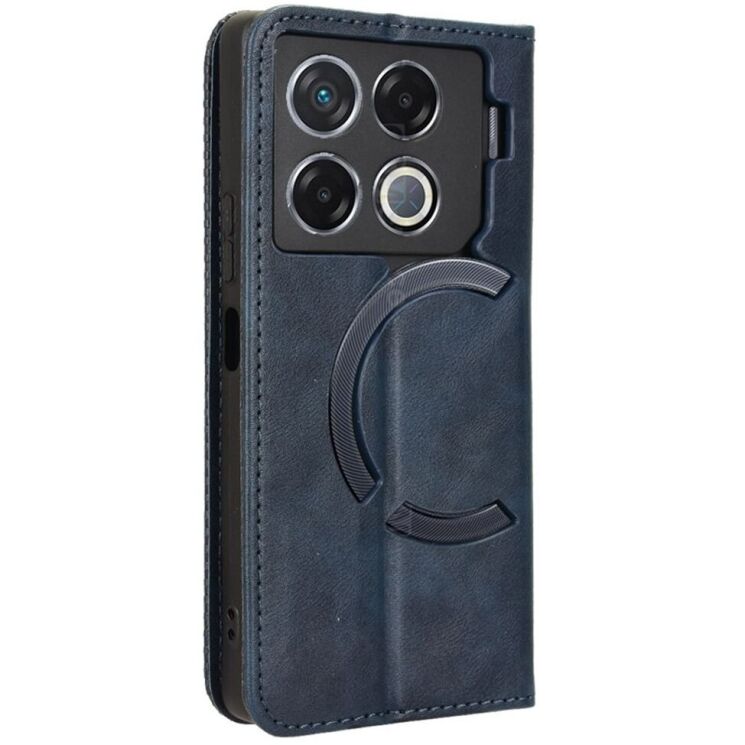 Чехол Deexe Retro Style для Infinix GT 20 Pro - Blue: фото 5 из 7