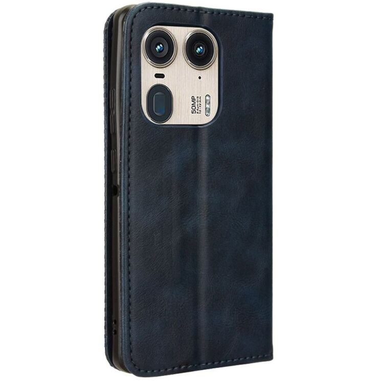 Чохол Deexe Retro Style для Motorola Edge 50 Ultra - Blue: фото 6 з 7