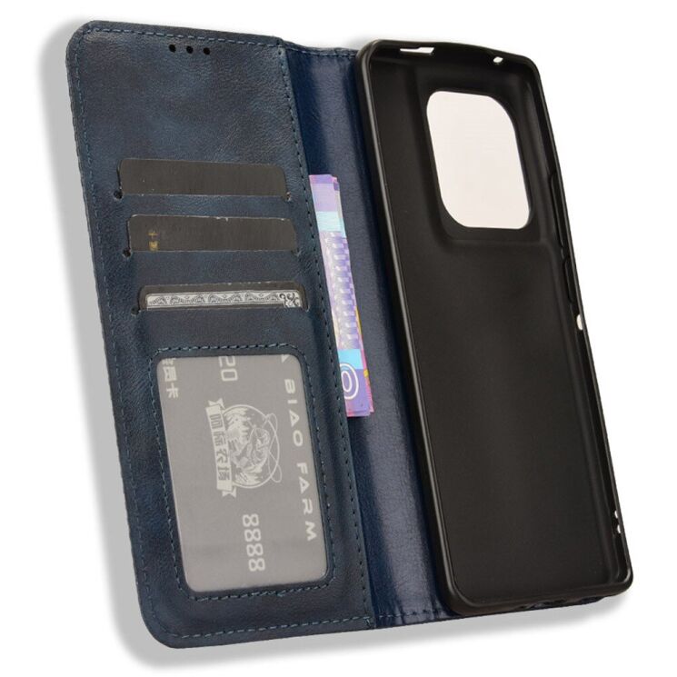 Чохол Deexe Retro Style для Motorola Edge 50 Ultra - Blue: фото 4 з 7