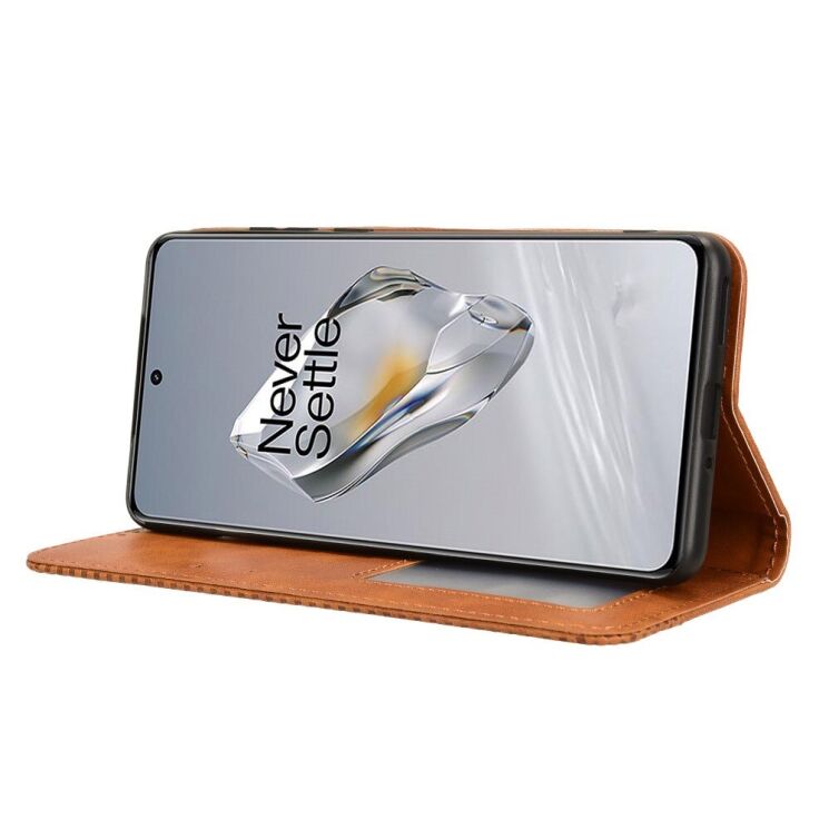 Чехол Deexe Retro Style для OnePlus 12R / Ace 3 - Brown: фото 3 из 7