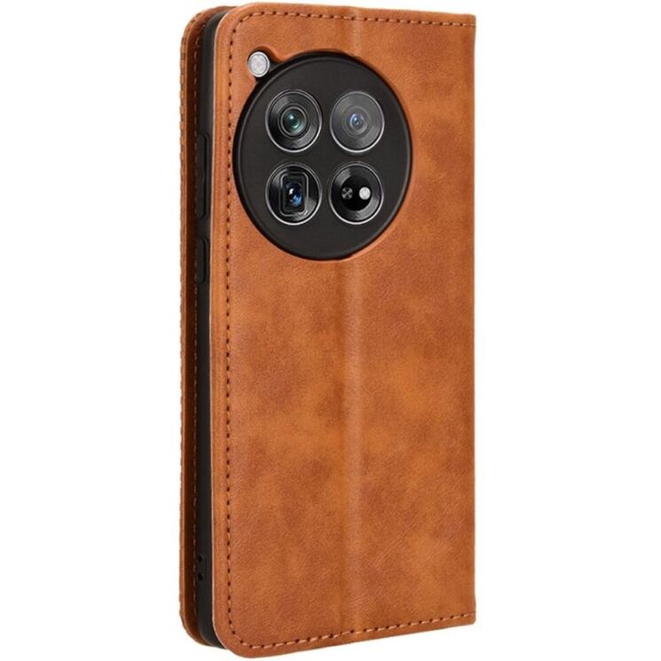 Чехол Deexe Retro Style для OnePlus 12R / Ace 3 - Brown: фото 6 из 7