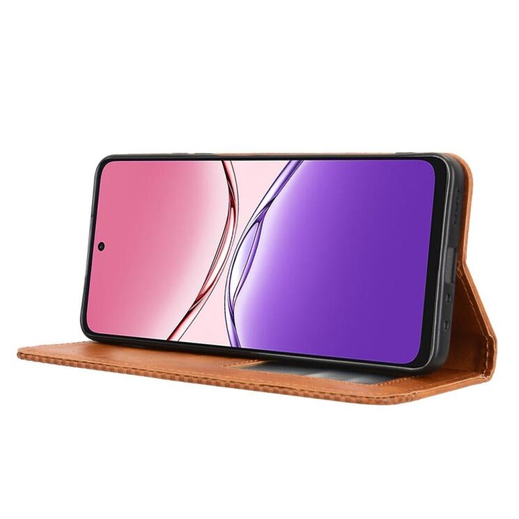 Чехол Deexe Retro Style для Oppo A5 Pro (4G/5G) - Brown: фото 4 из 7