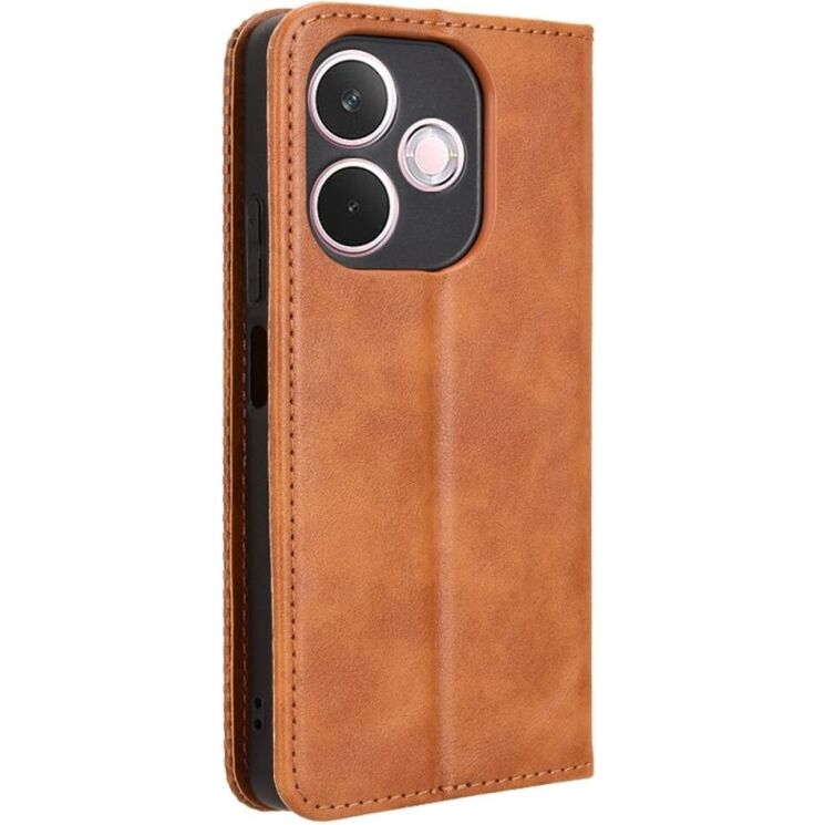 Чехол Deexe Retro Style для Oppo A5 Pro (4G/5G) - Brown: фото 6 из 7