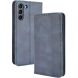 Чехол Deexe Retro Style для Samsung Galaxy S21 FE (G990) - Blue (230626L). Фото 1 из 11