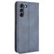 Чехол Deexe Retro Style для Samsung Galaxy S21 FE (G990) - Blue (230626L). Фото 4 из 11