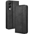 Чохол Deexe Retro Style для Samsung Galaxy S25 Edge (S937) - Black (377510B)