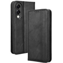 Чехол Deexe Retro Style для Samsung Galaxy S25 Edge (S937) - Black: фото 1 из 7