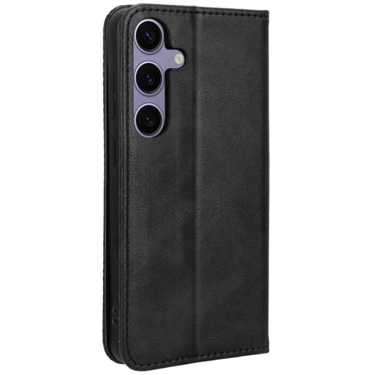 Чохол Deexe Retro Style для Samsung Galaxy S25 Plus (S936) - Black: фото 6 з 7