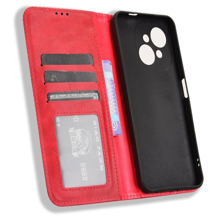 Чехол Deexe Retro Style для TECNO Spark Go 1 - Red: фото 4 из 7