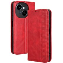 Чехол Deexe Retro Style для TECNO Spark Go 1 - Red: фото 1 из 7