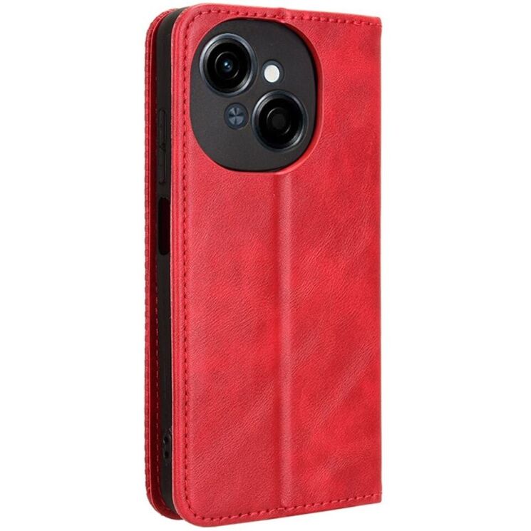 Чехол Deexe Retro Style для TECNO Spark Go 1 - Red: фото 6 из 7