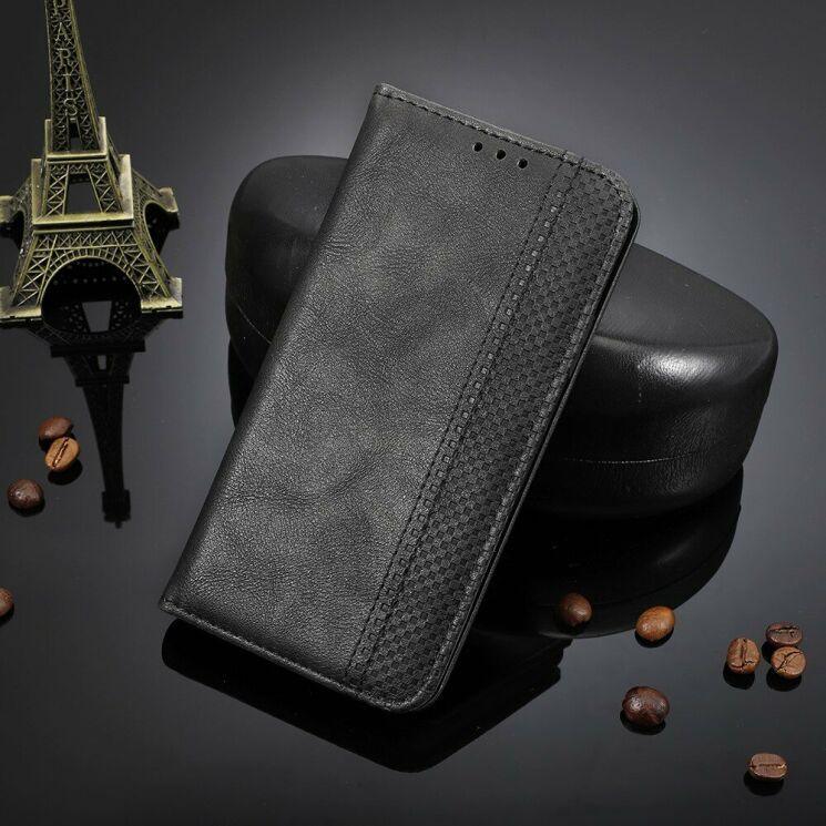 Чохол Deexe Retro Style для Xiaomi Redmi Note 9 - Black: фото 9 з 10