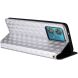 Чохол Deexe Rhombus Book для Motorola Edge 40 Neo - Silver (340039S). Фото 4 з 6