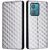 Чехол Deexe Rhombus Book для Motorola Edge 40 Neo - Silver: фото 1 из 6