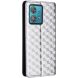 Чохол Deexe Rhombus Book для Motorola Edge 40 Neo - Silver (340039S). Фото 6 з 6