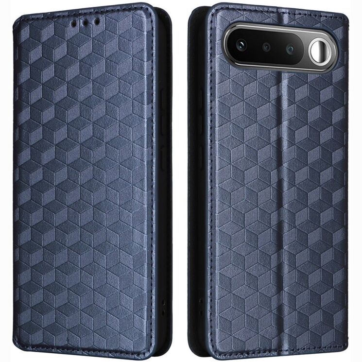 Чохол Deexe Rhombus Book для Realme 16 - Blue: фото 1 з 9