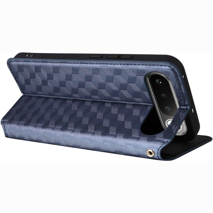 Чохол Deexe Rhombus Book для Realme 16 - Blue: фото 5 з 9