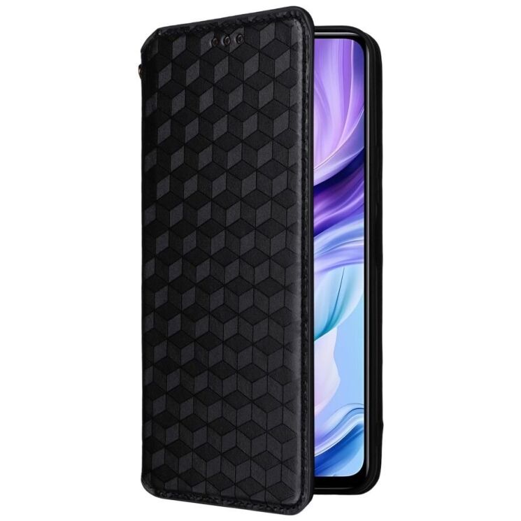 Чехол Deexe Rhombus Book для ZTE Nubia V70 Max - Black: фото 6 из 10
