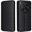 Чехол Deexe Rhombus Book для ZTE Nubia V70 Max - Black (381200B)
